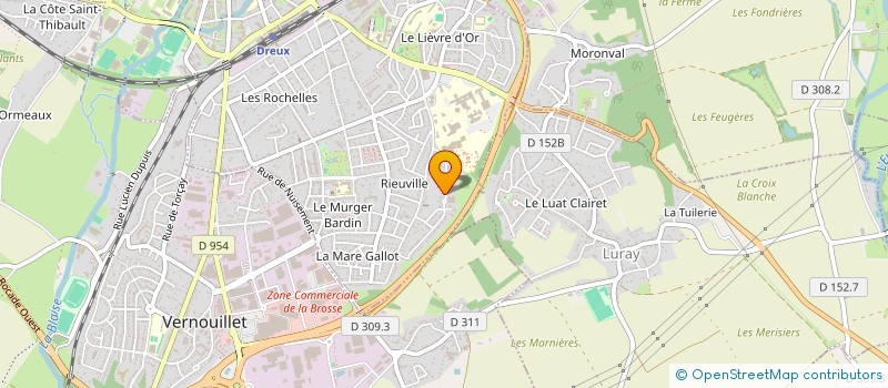 localisation de l'entreprise MADAME KADIA KA à DREUX