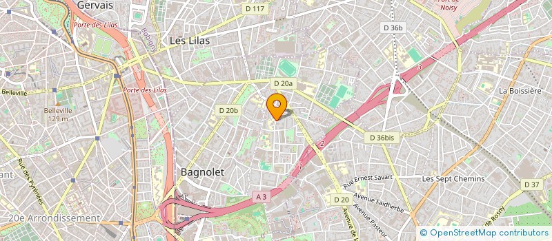 localisation de l'entreprise MADAME KADIA TOURE  BAGNOLET