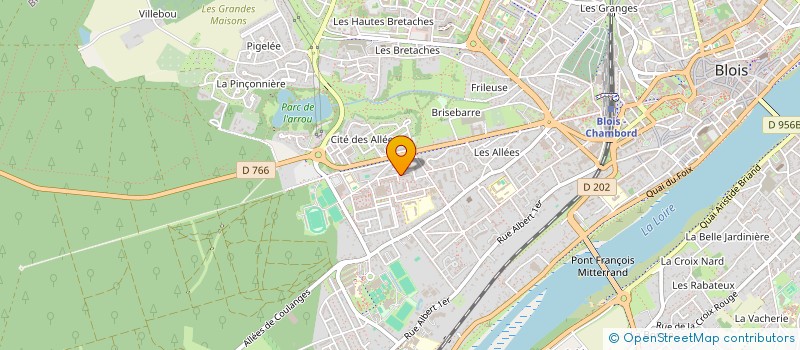 localisation de l'entreprise MADAME KADIATA DIABATE  BLOIS