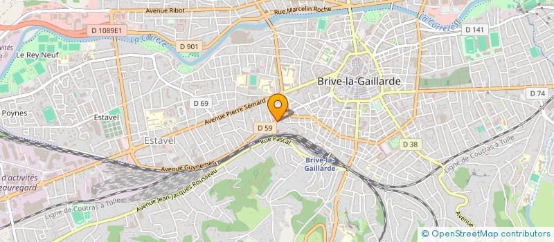 localisation de l'entreprise MADAME KADIATOU CAMARA à BRIVE-LA-GAILLARDE