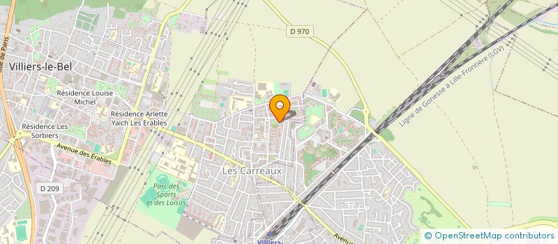 localisation de l'entreprise MADAME KADIATOU CAMARA  VILLIERS-LE-BEL