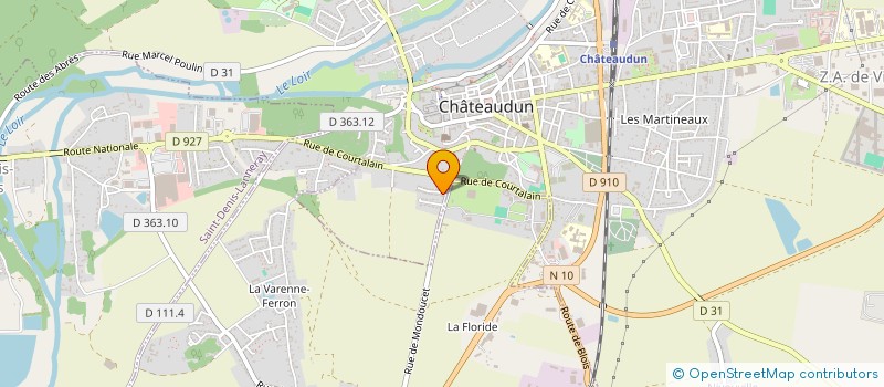 localisation de l'entreprise MADAME KADIATOU DIAKITE à CHATEAUDUN