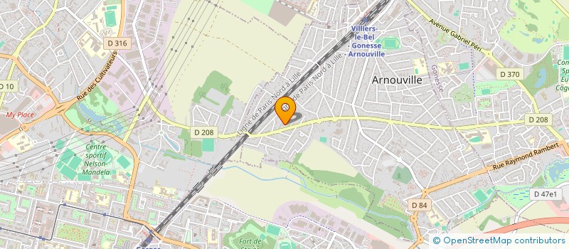 localisation de l'entreprise MADAME KADIATOU DIALLO  ARNOUVILLE