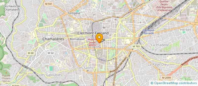 localisation de l'entreprise MADAME KADIATOU DIALLO VVE BALDE  CLERMONT-FERRAND