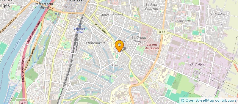 localisation de l'entreprise MADAME KADIATOU DIANE  VALENCE