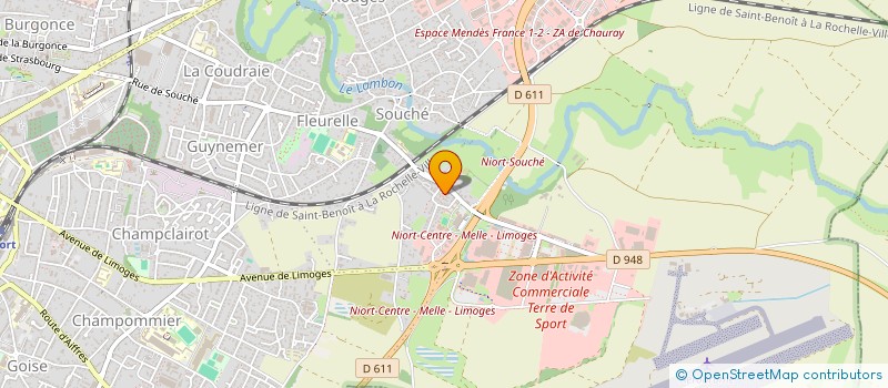 localisation de l'entreprise MADAME KADIATOU DIAWARA à NIORT