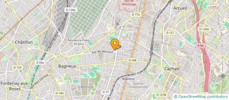 localisation de l'entreprise MADAME KADIATOU KOITA à BAGNEUX