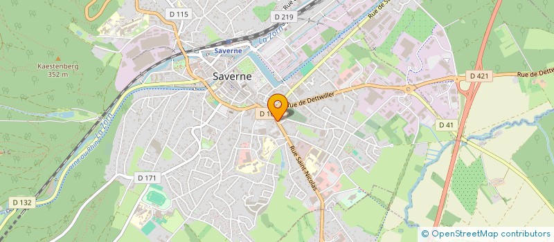 localisation de l'entreprise MADAME KADIATOU SANGARE  SAVERNE