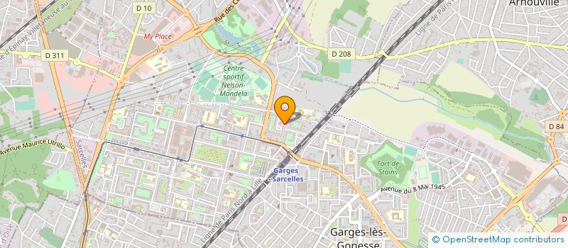 localisation de l'entreprise MADAME KADIATOU SANOGO à SARCELLES