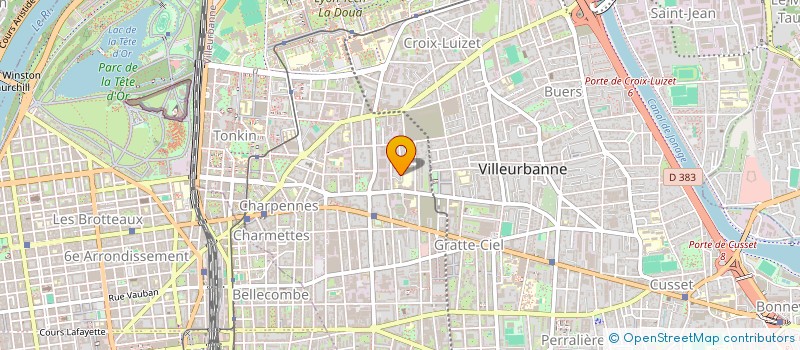 localisation de l'entreprise MADAME KADIATOU SOUMAH  VILLEURBANNE