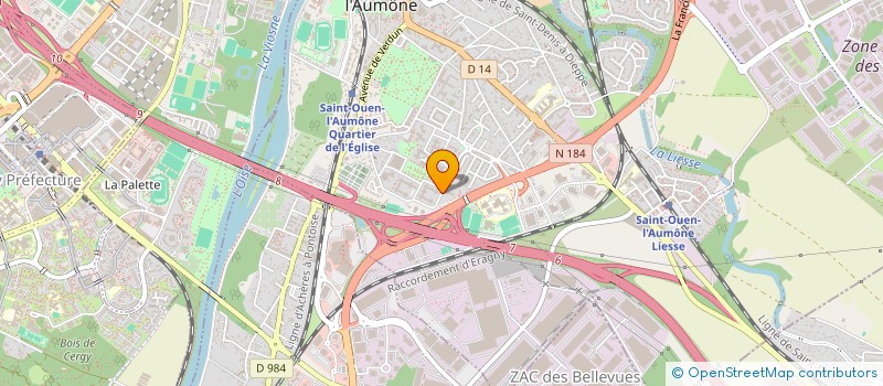 localisation de l'entreprise MADAME KADIATOU SOUMARE à SAINT-OUEN-L'AUMONE