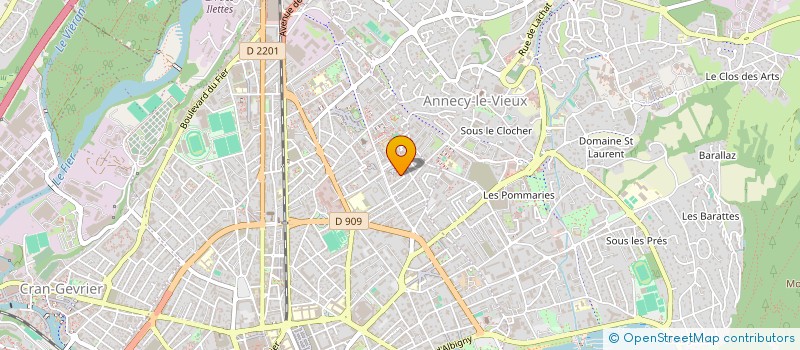 localisation de l'entreprise MADAME KADIATOU SOW  ANNECY