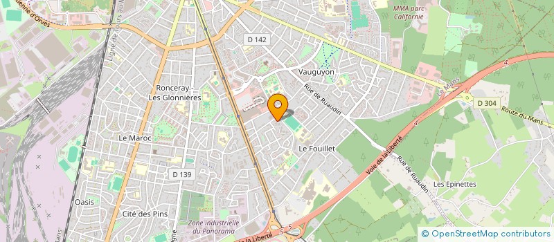 localisation de l'entreprise MADAME KADIATOU SYLLA  LE MANS