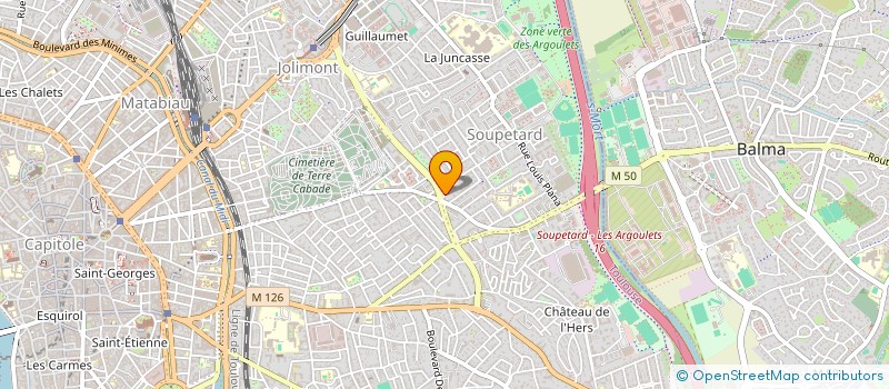 localisation de l'entreprise MADAME KADIATOU SYLLA  TOULOUSE