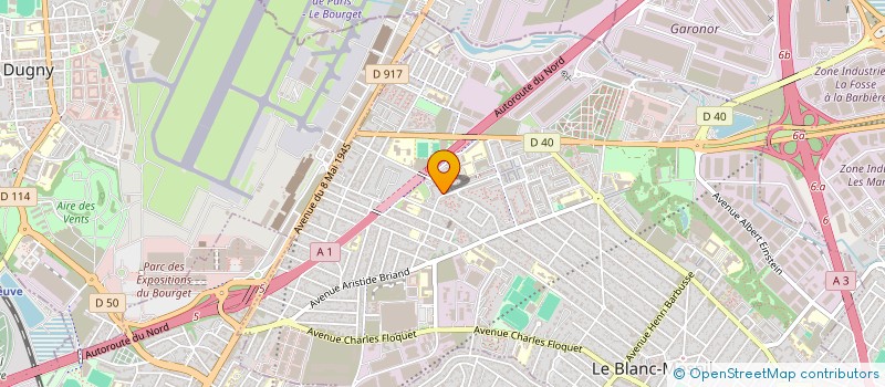 localisation de l'entreprise MADAME KADIATOU TAMBE à LE BLANC-MESNIL