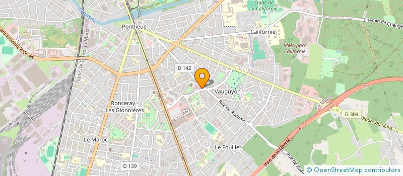 localisation de l'entreprise MADAME KADIATOU TRAORE  LE MANS