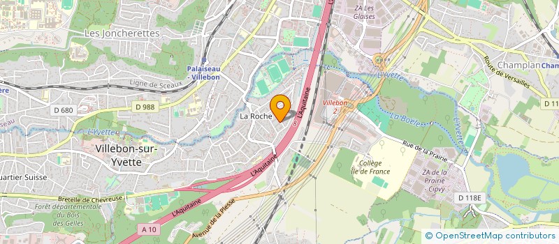 localisation de l'entreprise MADAME KADIATOU TRAORE  VILLEBON-SUR-YVETTE