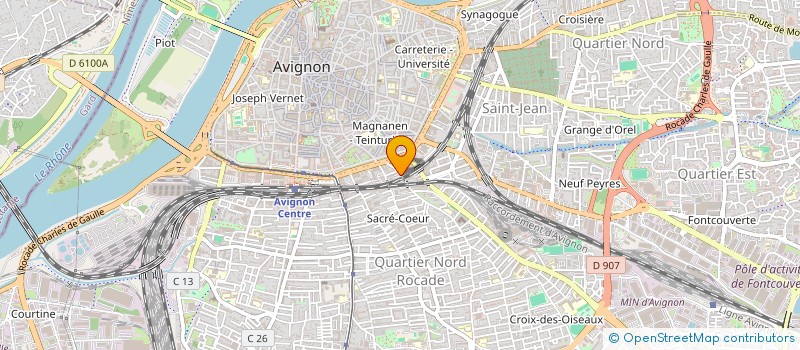 localisation de l'entreprise MADAME KADIATOU TRAORE  AVIGNON