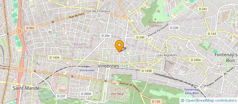 localisation de l'entreprise MADAME KADIATU BANGURA à VINCENNES
