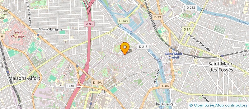 localisation de l'entreprise MADAME KADIDIA CISSE  CRETEIL