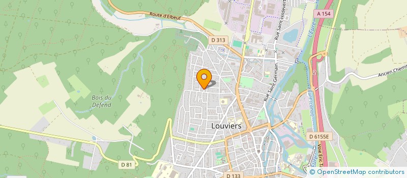 localisation de l'entreprise MADAME KADIDIA DIOP  LOUVIERS