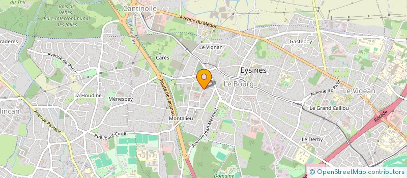 localisation de l'entreprise MADAME KADIDIATOU DIALLO  LE TAILLAN MEDOC