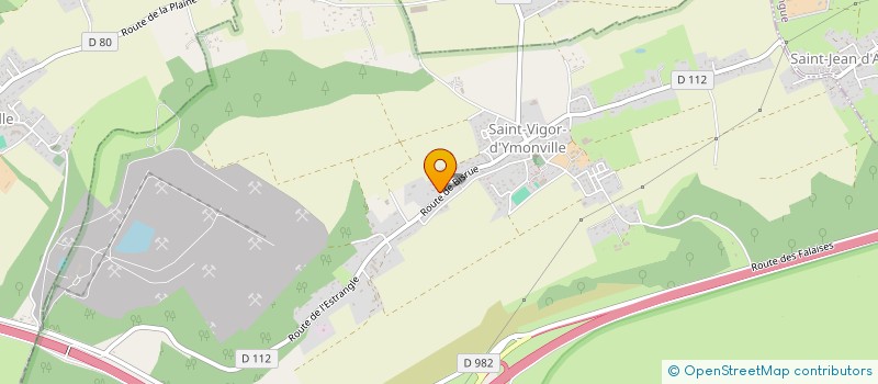 localisation de l'entreprise MADAME KADIDIATOU DRAME  SAINT-VIGOR-D'YMONVILLE
