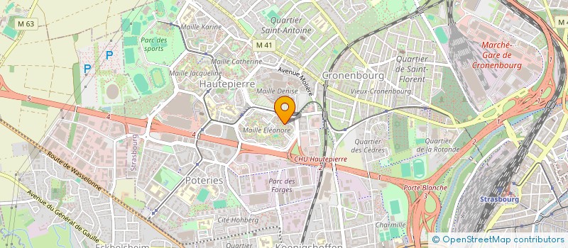 localisation de l'entreprise MADAME KADIDIATOU GUEYE à STRASBOURG