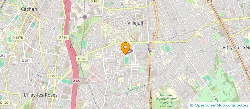 localisation de l'entreprise MADAME KADIDIATOU SAMAKE  VILLEJUIF