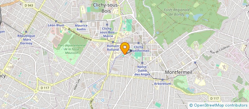 localisation de l'entreprise MADAME KADIDIATOU TRAORE à CLICHY-SOUS-BOIS
