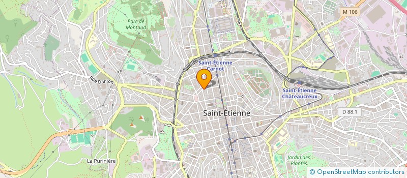 localisation de l'entreprise MADAME KADIDJA AGNOURET-DIARRA  SAINT-ETIENNE