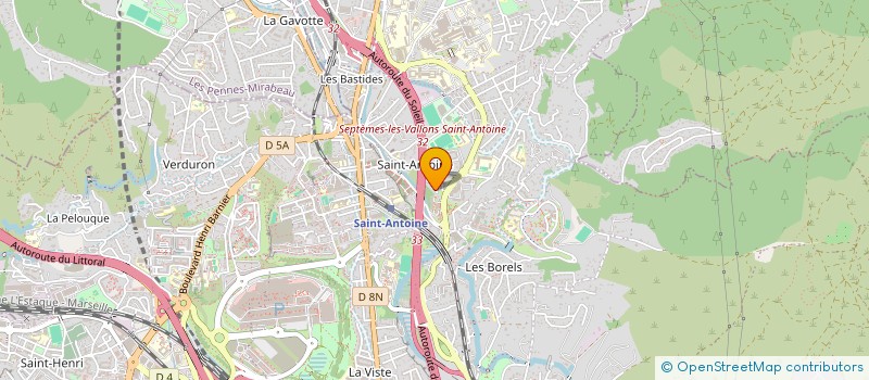 localisation de l'entreprise MADAME KADIDJA EL HIRECH à LES PENNES MIRABEAU