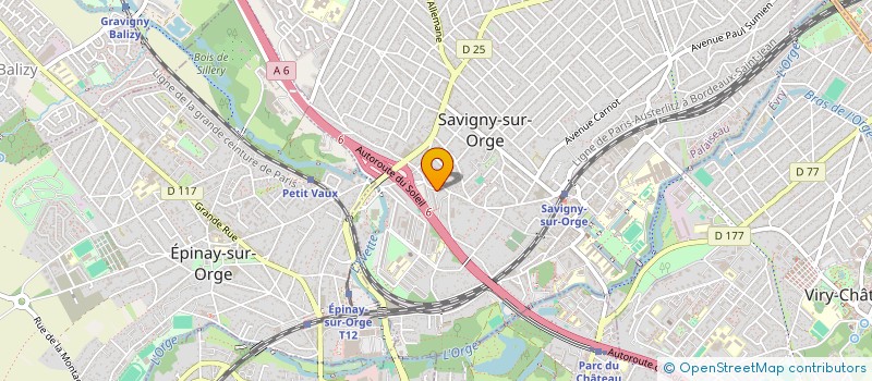 localisation de l'entreprise MADAME KADIDJA KONE à SAVIGNY-SUR-ORGE