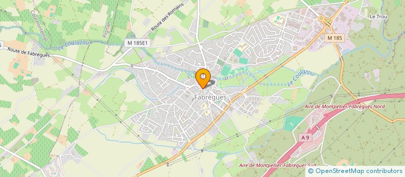 localisation de l'entreprise MADAME KADIDJA-LEILA TOGBE-OLORY  FABREGUES