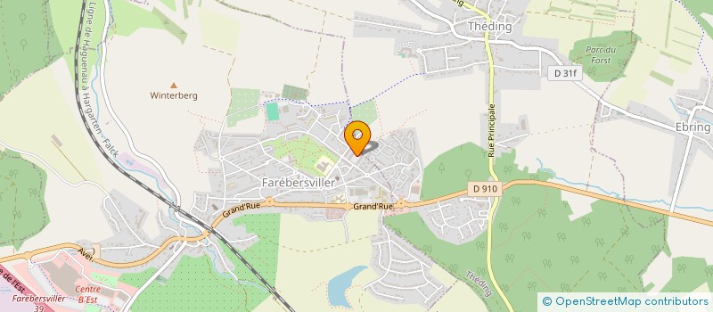 localisation de l'entreprise MADAME KADIJA BELABBAS  FAREBERSVILLER