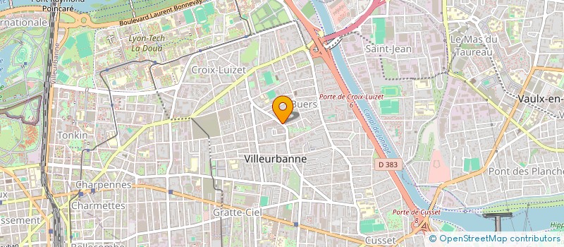 localisation de l'entreprise MADAME KADIJA CONDE  VILLEURBANNE