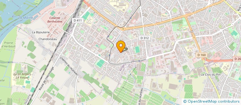 localisation de l'entreprise MADAME KADIJAT TALIPOVA  ANGERS