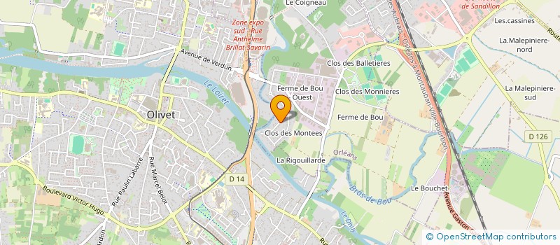 localisation de l'entreprise MADAME KADIRIYE OZOCAK à ORLEANS