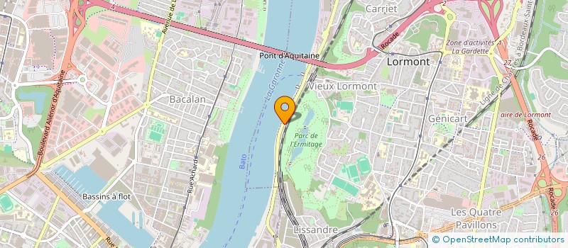 localisation de l'entreprise MADAME KADRIYE AY  LORMONT