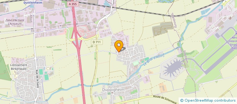 localisation de l'entreprise MADAME KADRIYE YUKSEL  DUPPIGHEIM