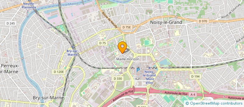 localisation de l'entreprise MADAME KADY DIABY  NOISY-LE-GRAND