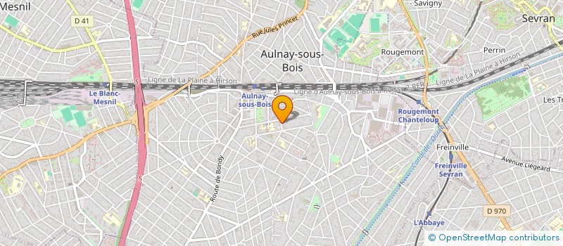 localisation de l'entreprise MADAME KADY MANE  AULNAY-SOUS-BOIS