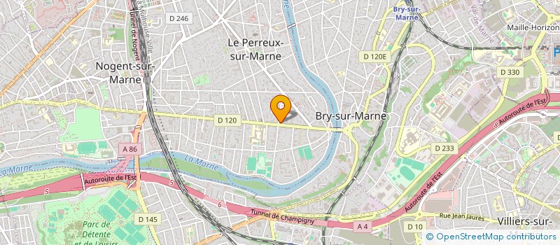 localisation de l'entreprise MADAME KADY MARINA LECAILLE PATRICIA à LE PERREUX-SUR-MARNE