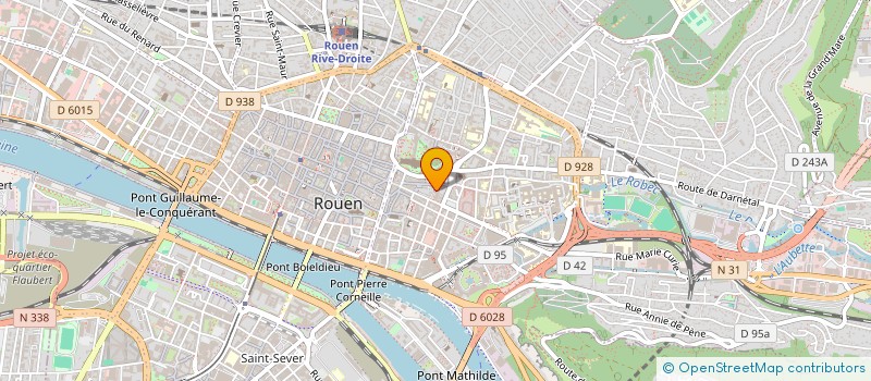 localisation de l'entreprise MADAME KADY-VALERIE OUATTARA TIEMONGO  ROUEN