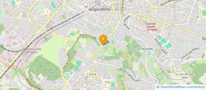localisation de l'entreprise MADAME KAEL BAYENS à ANGOULEME