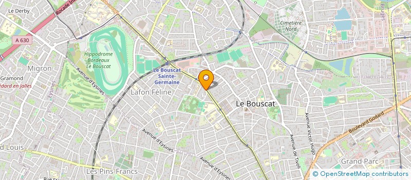 localisation de l'entreprise MADAME KAELLA CORDETTE-GUIRIABOYE à LE BOUSCAT