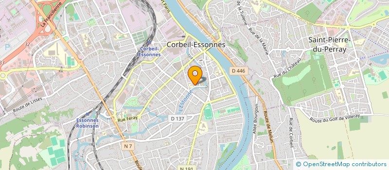 localisation de l'entreprise MADAME KAELLE AUVAL à CORBEIL-ESSONNES