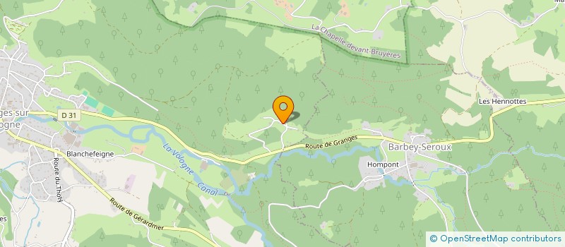 localisation de l'entreprise MADAME KAETY SCHNEIDER  GRANGES-AUMONTZEY