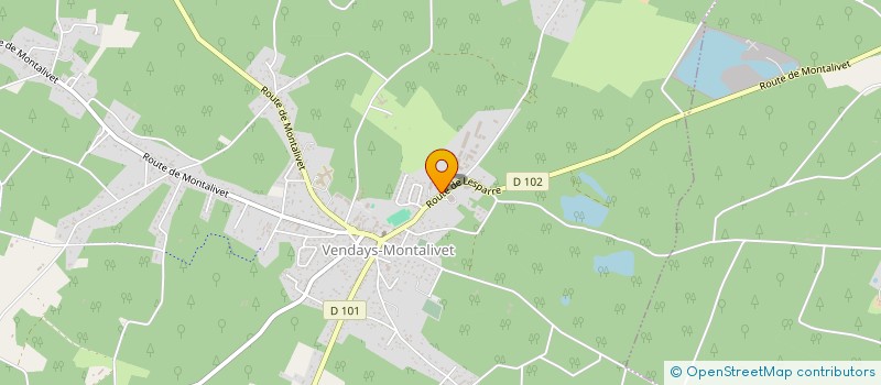 localisation de l'entreprise MADAME KAFANDYA TRAORE  VENDAYS-MONTALIVET