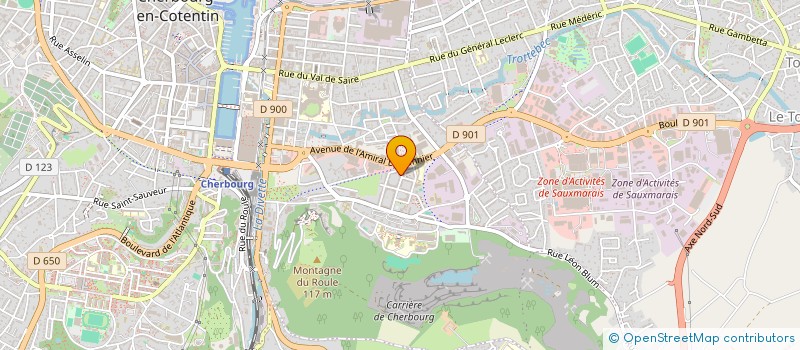 localisation de l'entreprise MADAME KAFUI WODI  CHERBOURG-EN-COTENTIN